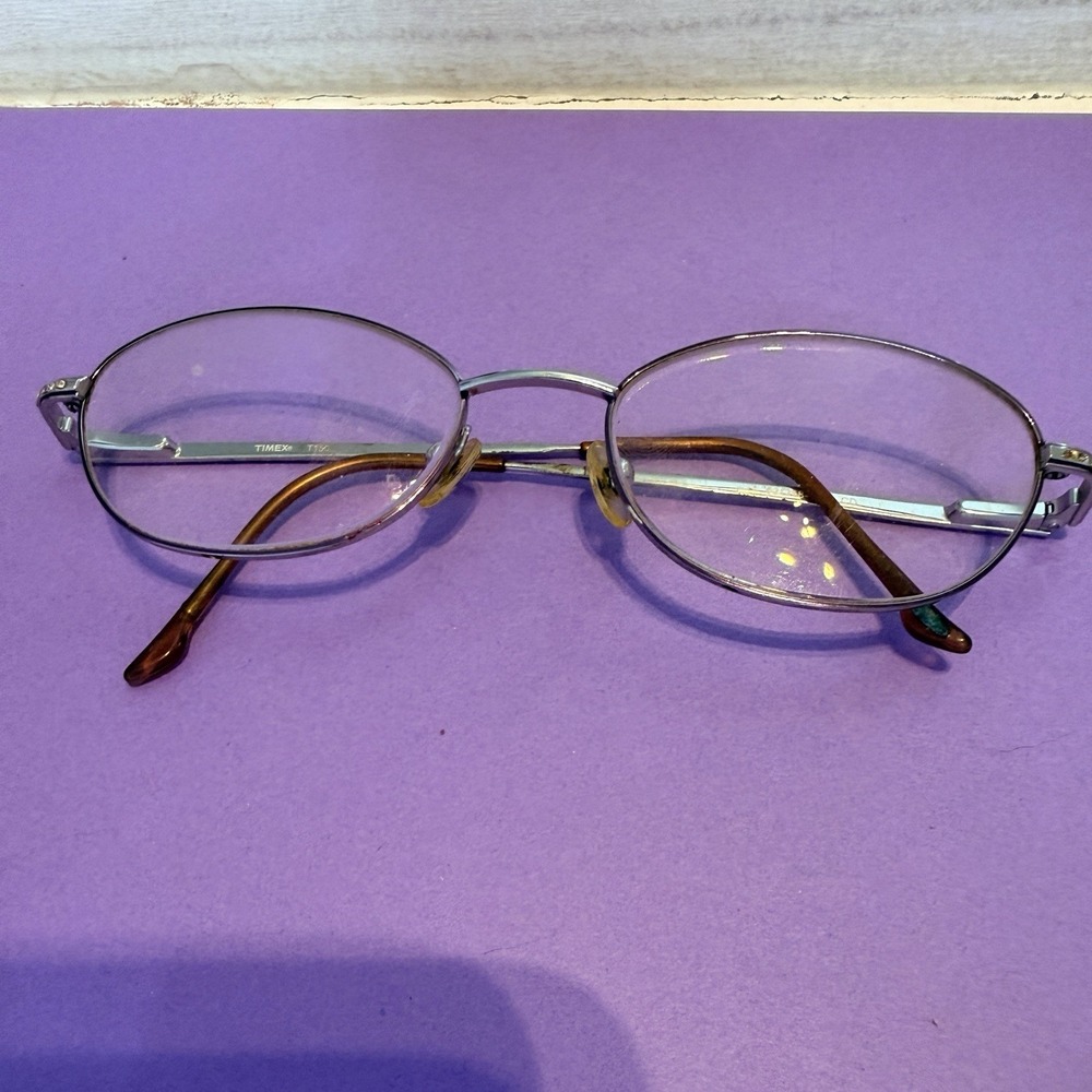timex T150 52-18-135 Eyeglass Frames Only Fair Condition
